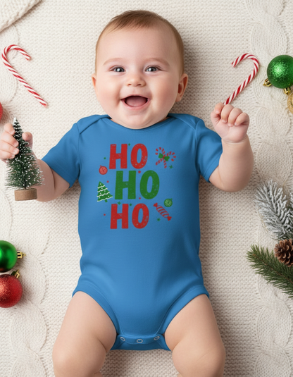 Ho Ho Ho Christmas baby onesie