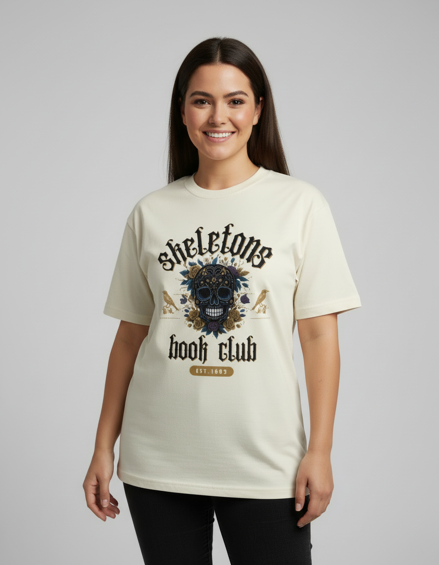 Skeletons book club Gothic T-Shirt