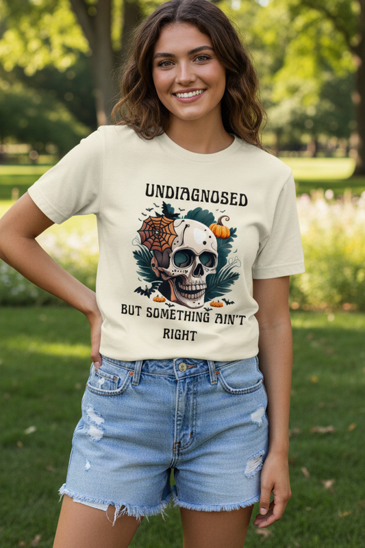Undiagnosed Tropical Skull Gothic T-shirt