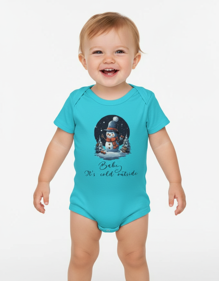 Snowman kids onesie