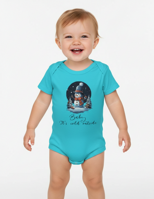 Snowman kids onesie