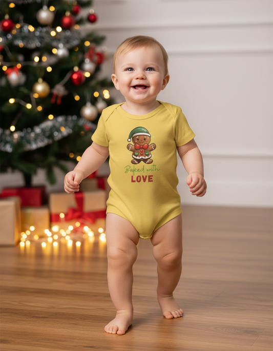 Gingerbread baby onesie