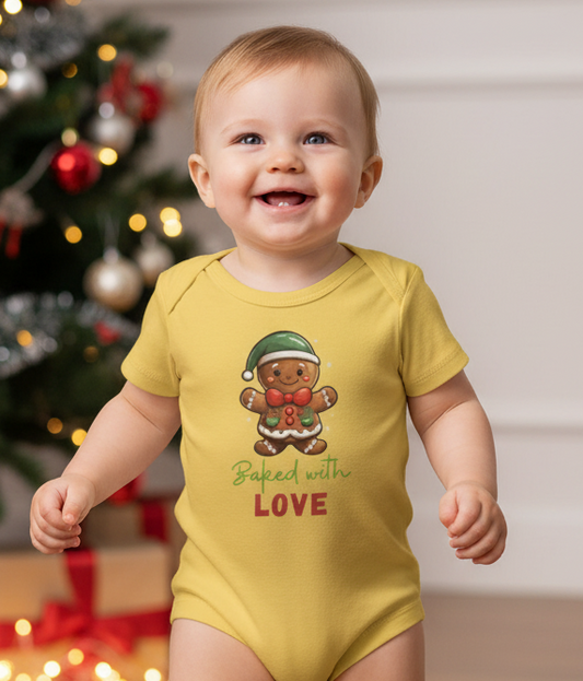 Gingerbread baby onesie