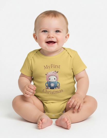 My first Christmas cute kids onesie