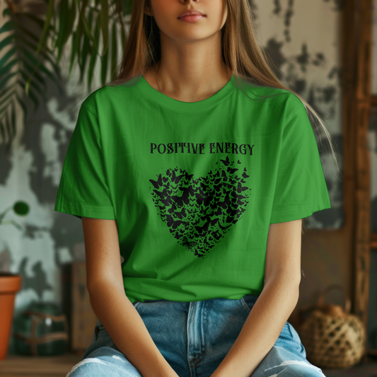 Positive Energy Butterfly Heart T-Shirt