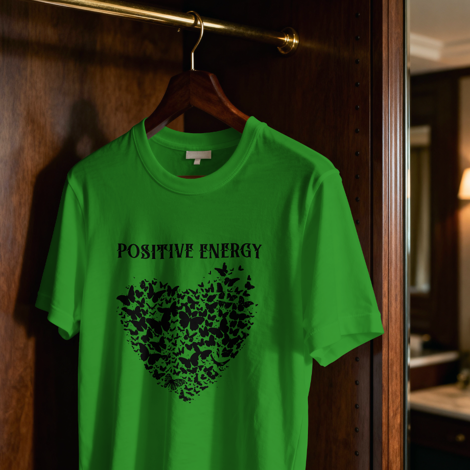 Positive Energy Butterfly Heart T-Shirt