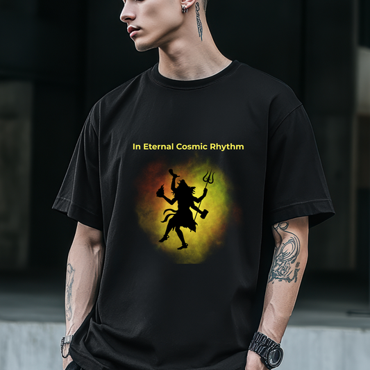 In eternal cosmic Rhythm - Cosmic Shiva Tandav T-shirt.