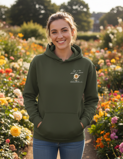 Life is too short for silence Olive Green Unisex Hoodie