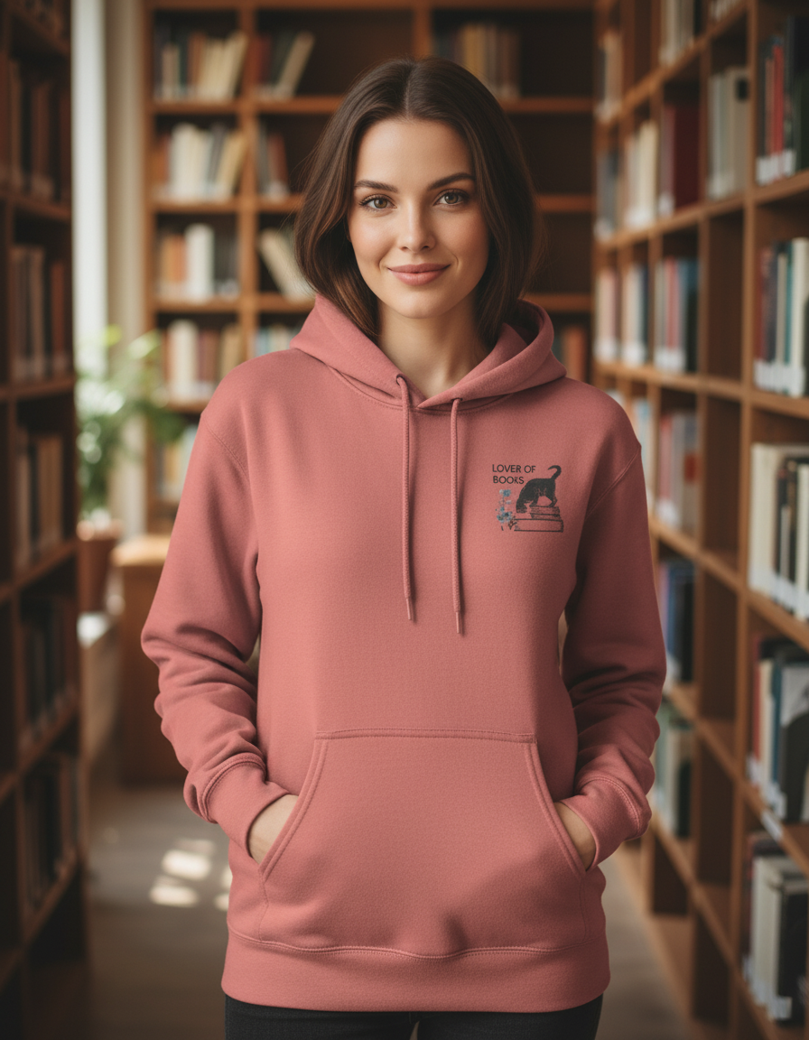 Lover of Books Solid Unisex Hoodie