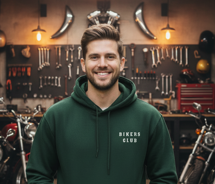Bikers Club Unisex Hoodie
