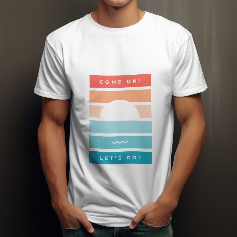 Colorful print Travel T-shirt