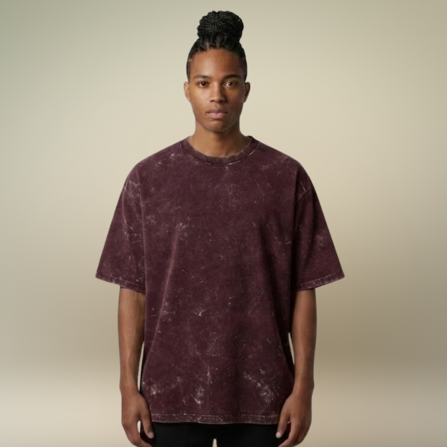 Brahmand -The Universe - Acid Wash Tee for Men