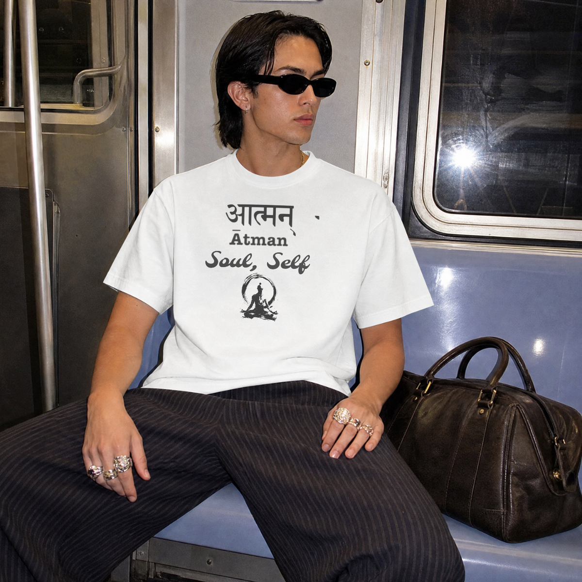 Atman Sanskrit Symbol mindfulness T-Shirt