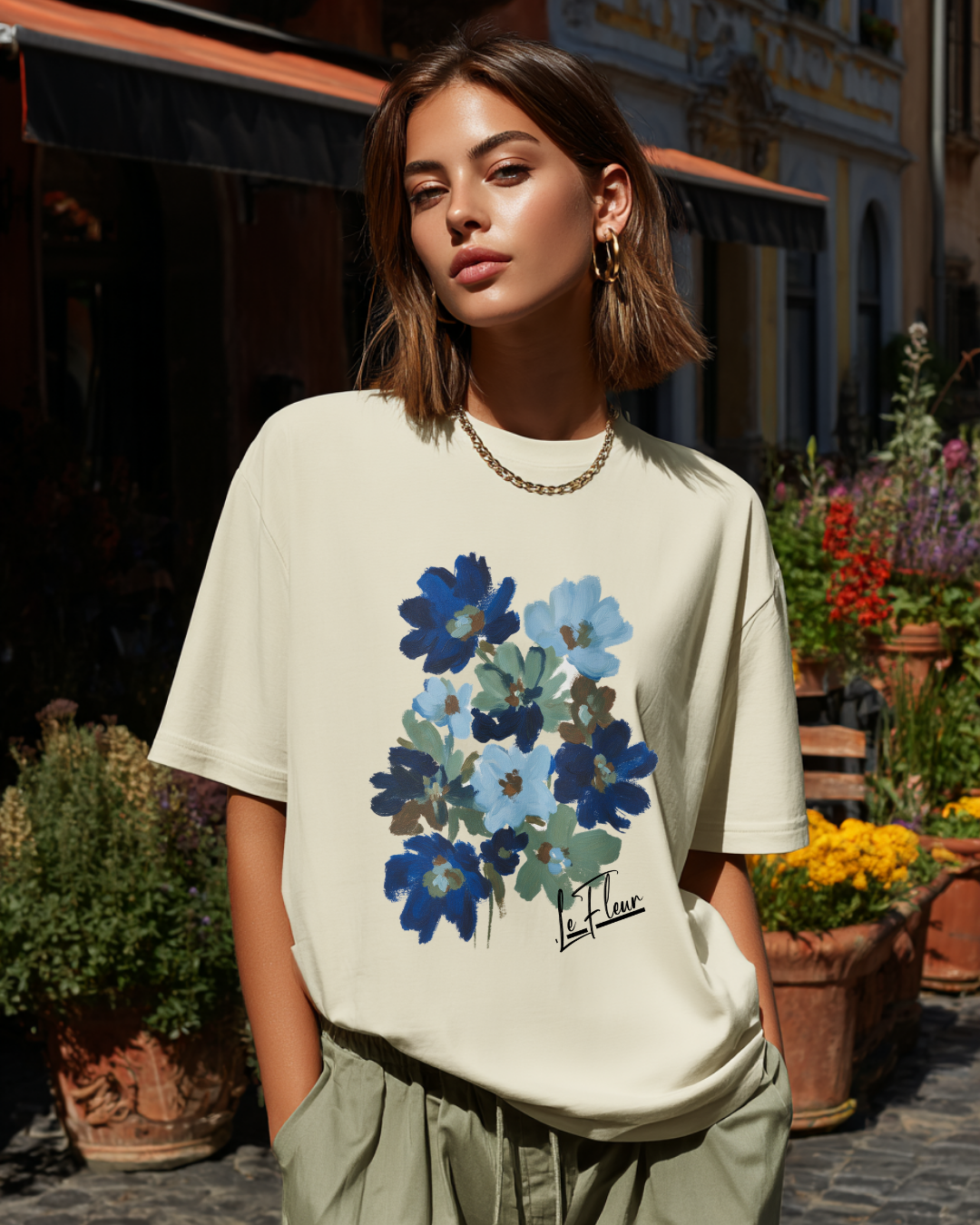 The Flower floral T-shirt
