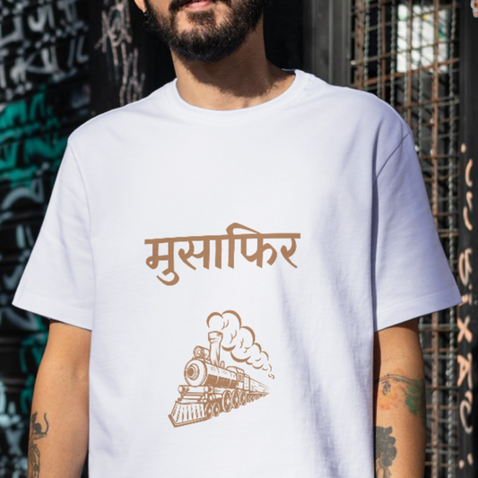 Musafir train travel t-shirt