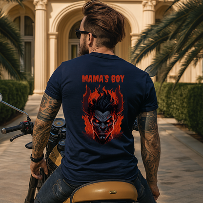 Gothic Mama's boy flame T-Shirt