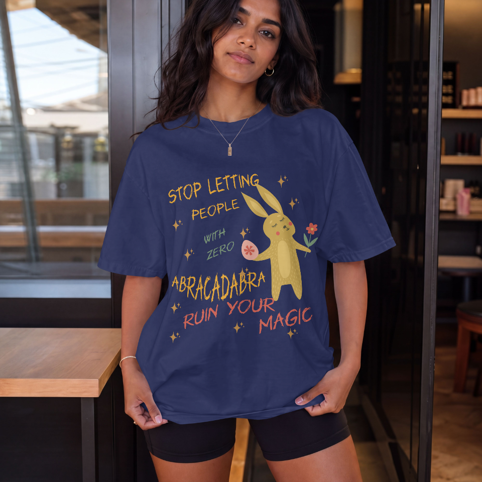 Cute Bunny Funny Graphic T-Shirt