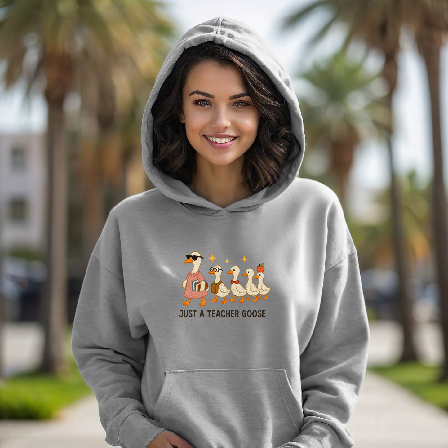 Just a Teacher Goose Unisex Hoodie