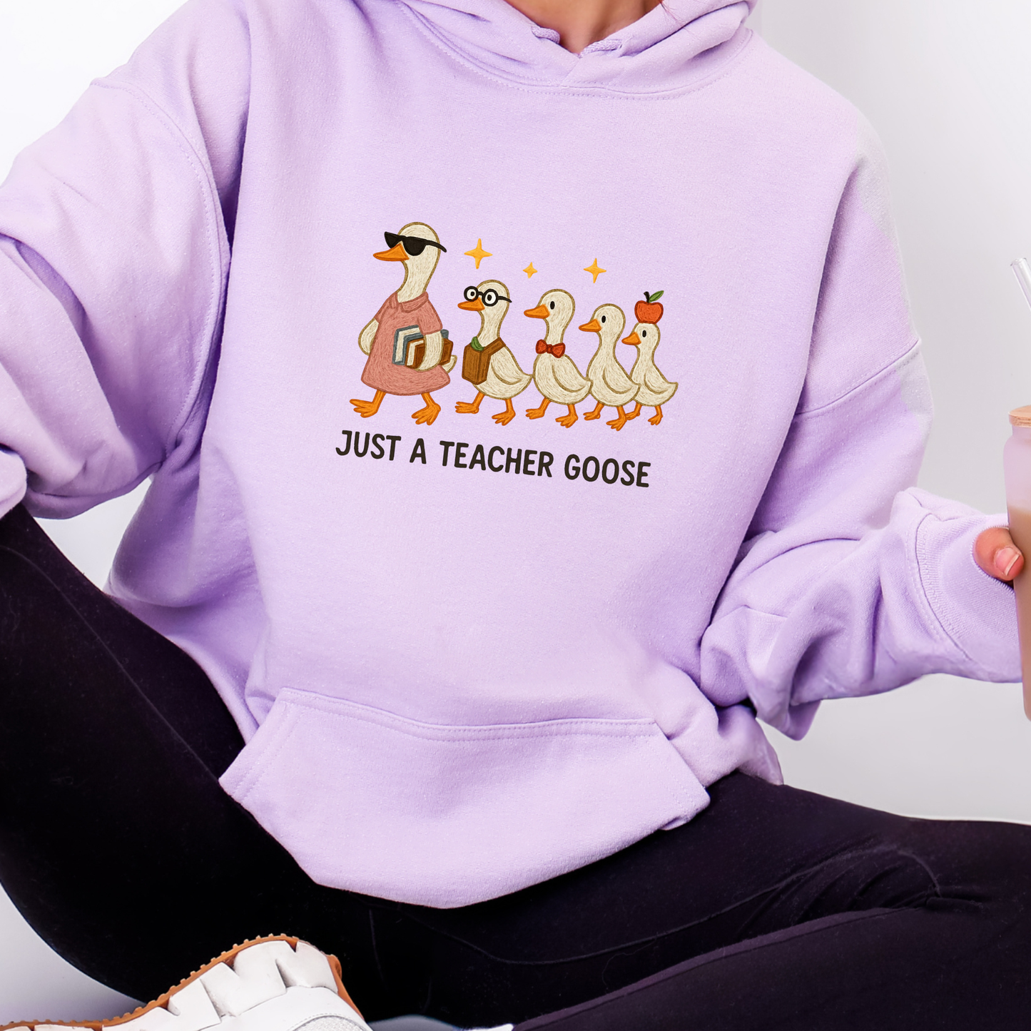Just a Teacher Goose Unisex Hoodie