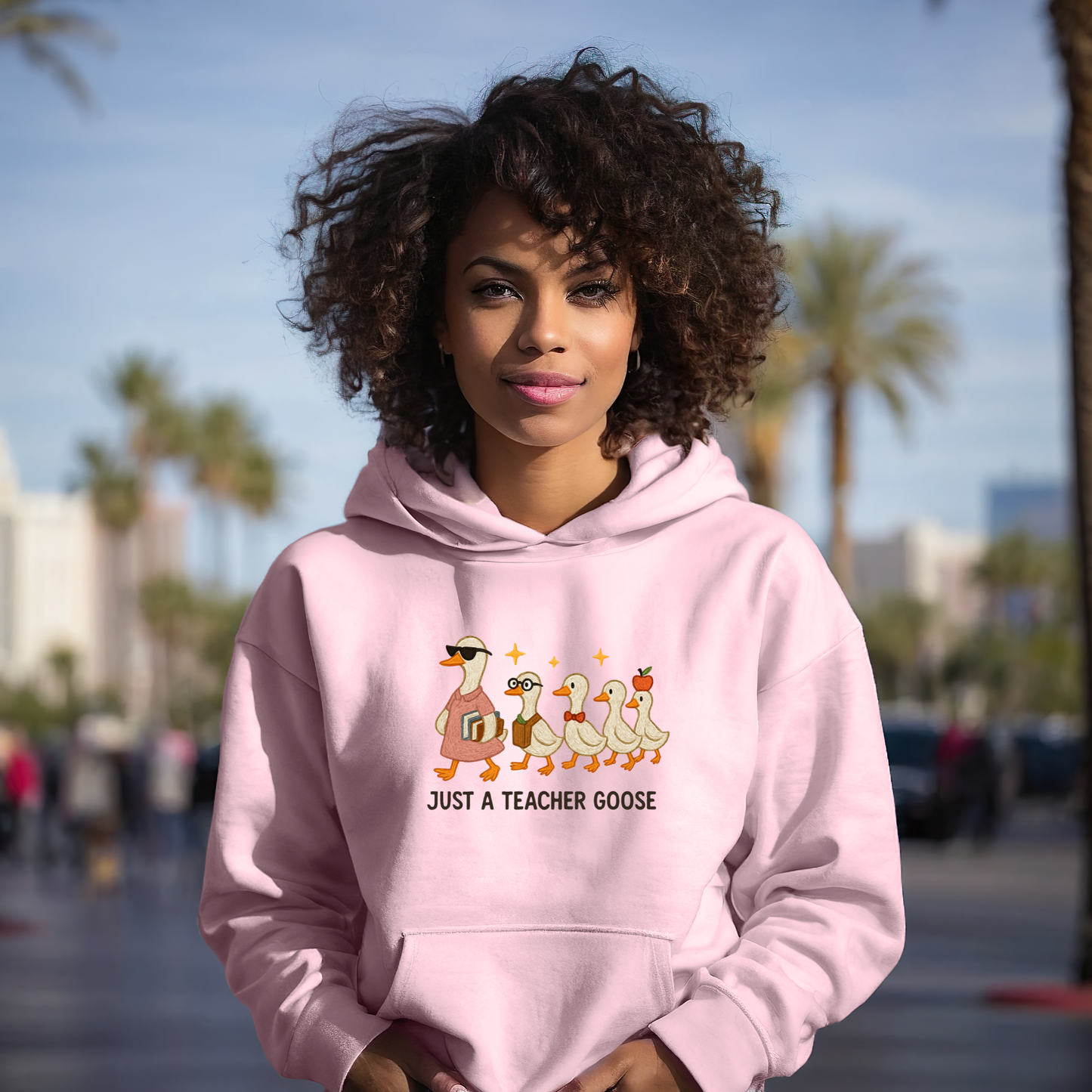 Just a Teacher Goose Unisex Hoodie