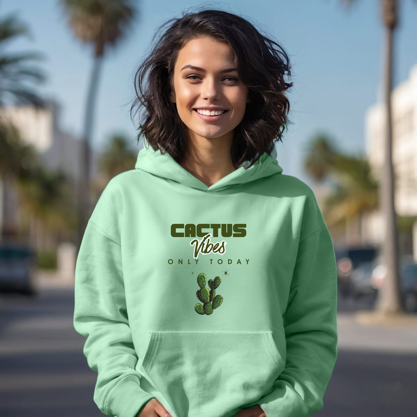 Cactus vibes Unisex Hoodie