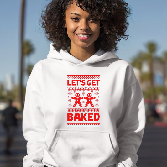 Lets get baked Christmas Unisex Hoodie