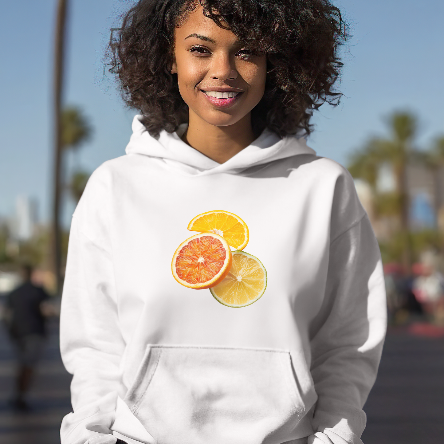 Nectarine slices Unisex Hoodie