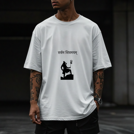 Sarvam Shivyam - Mahadev spiritual graphic T-shirt